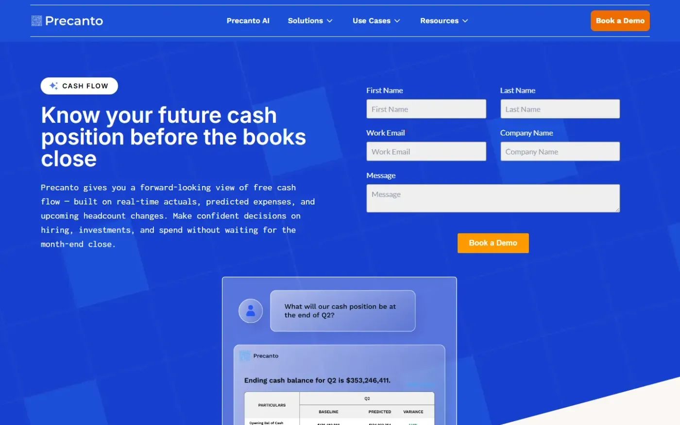 Precanto — Persona pages page