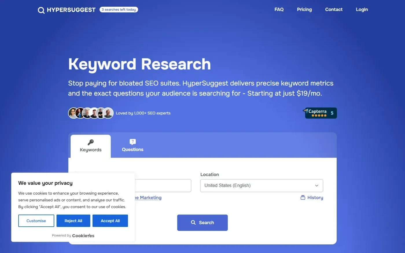 Hypersuggest — Home page