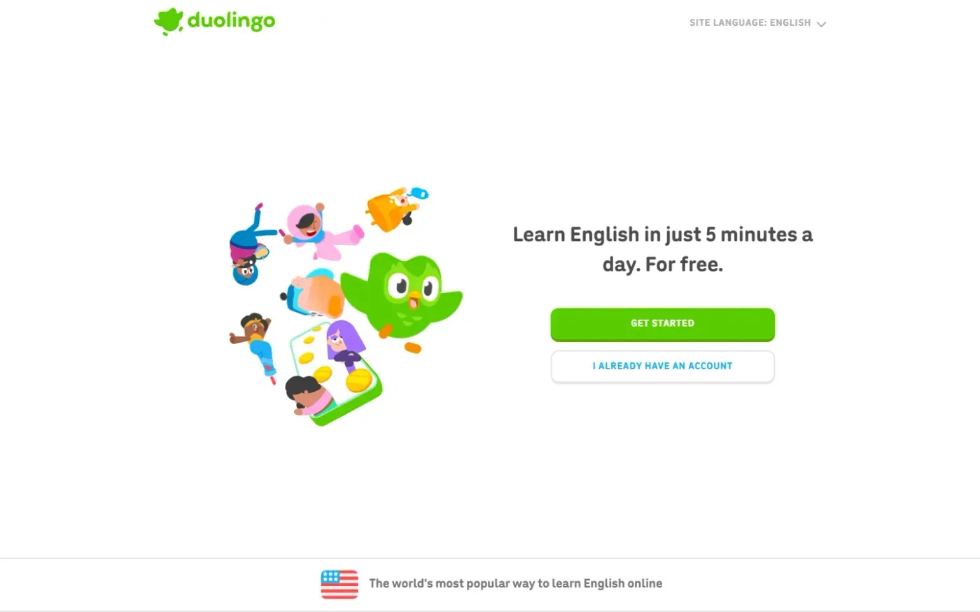 Duolingo — Course page