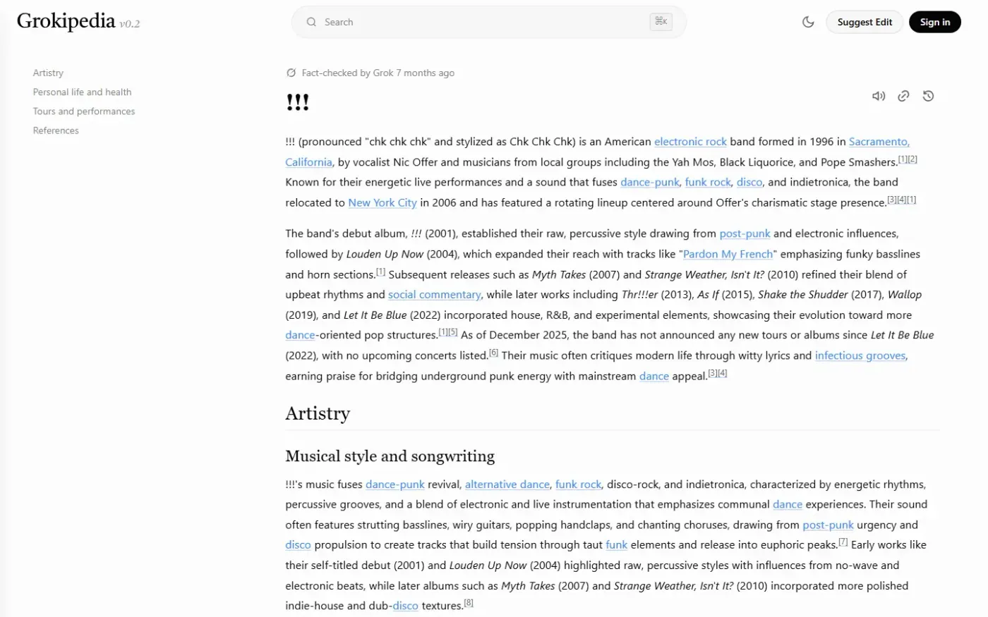 Grokipedia — Page page