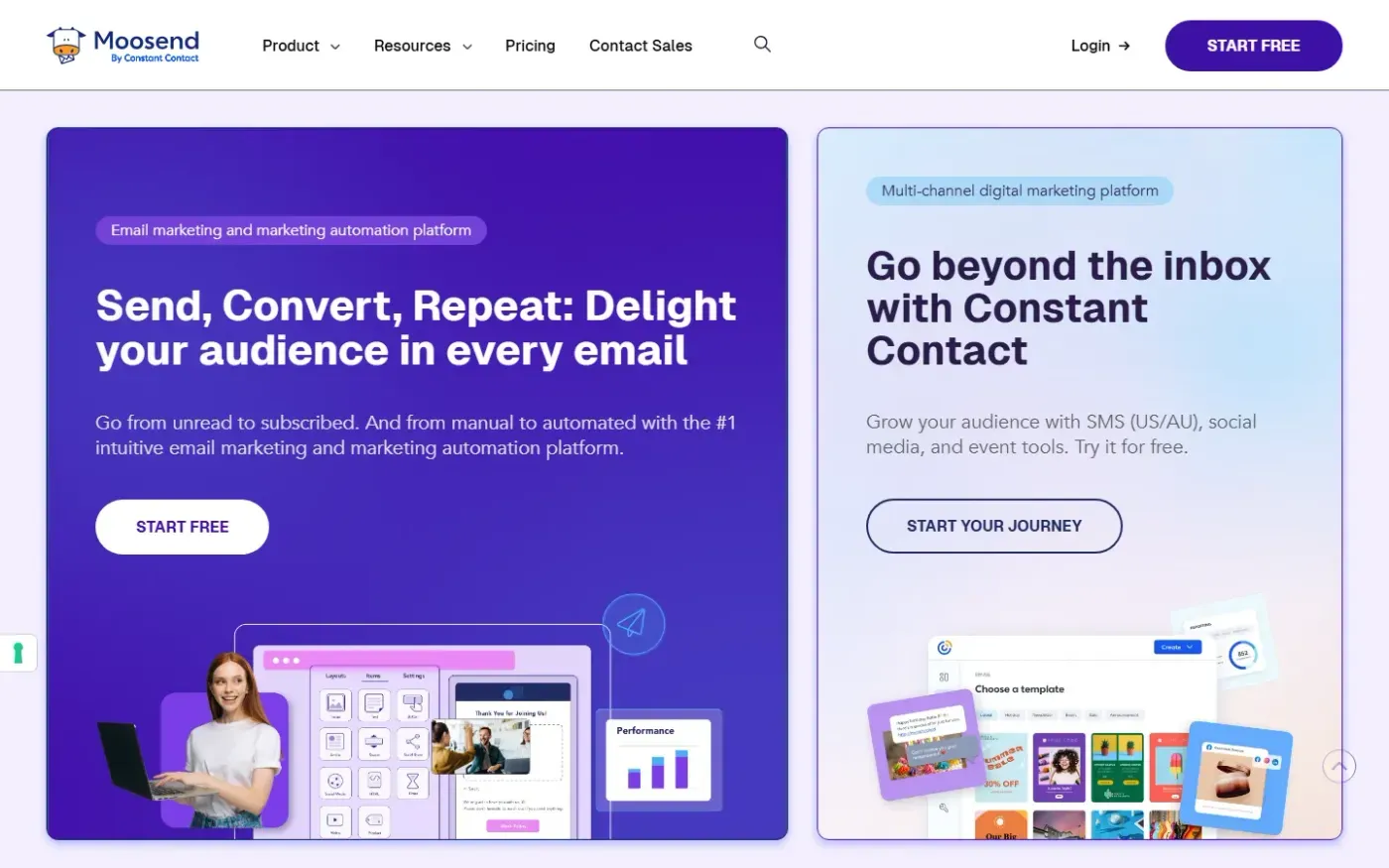 Moosend — Home page