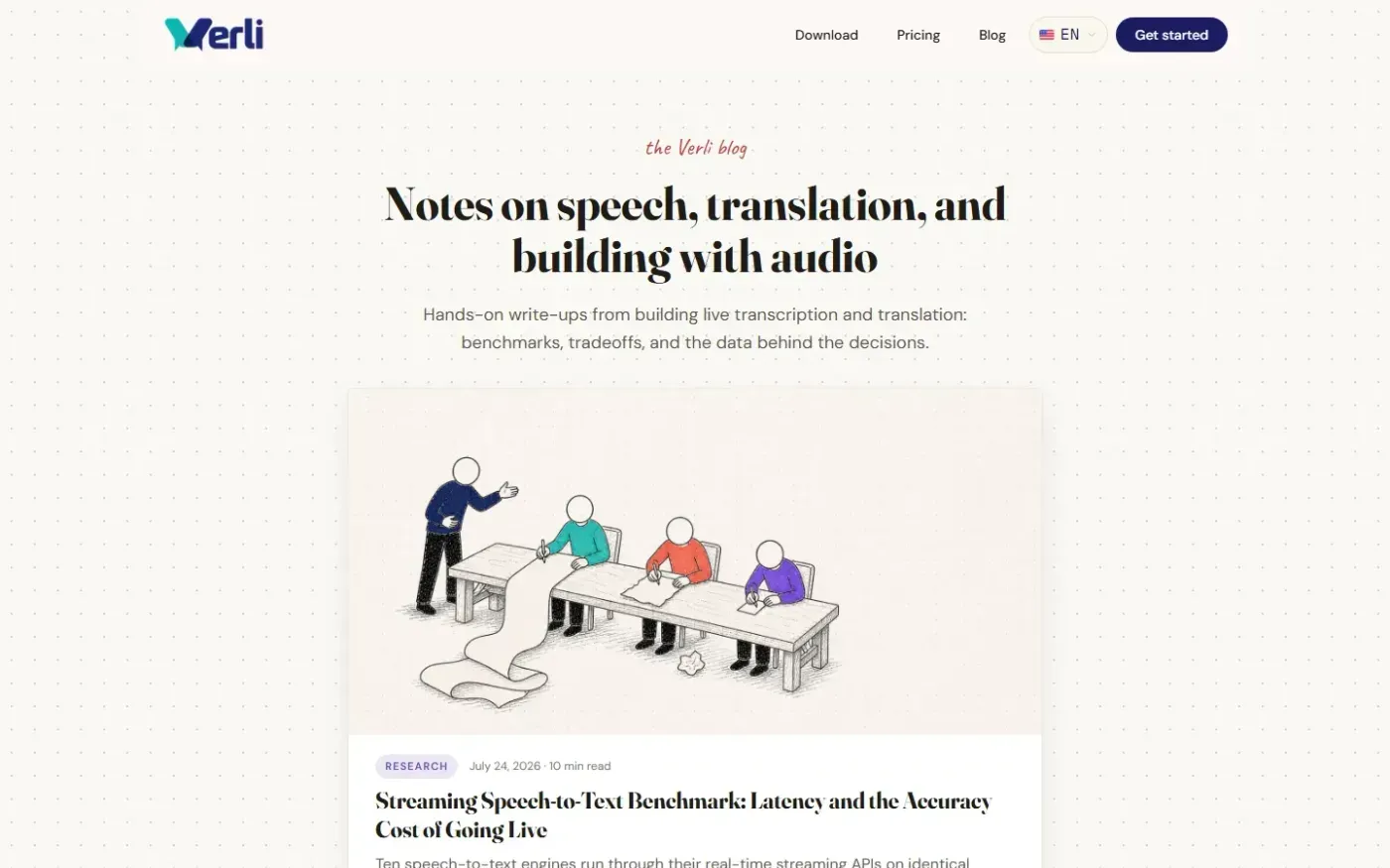 Verli — Blog page
