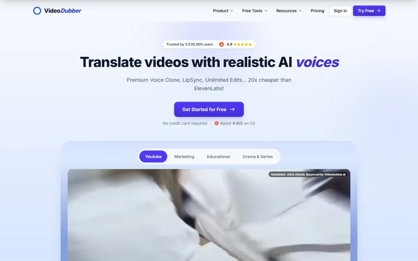 Videodubber — Home page