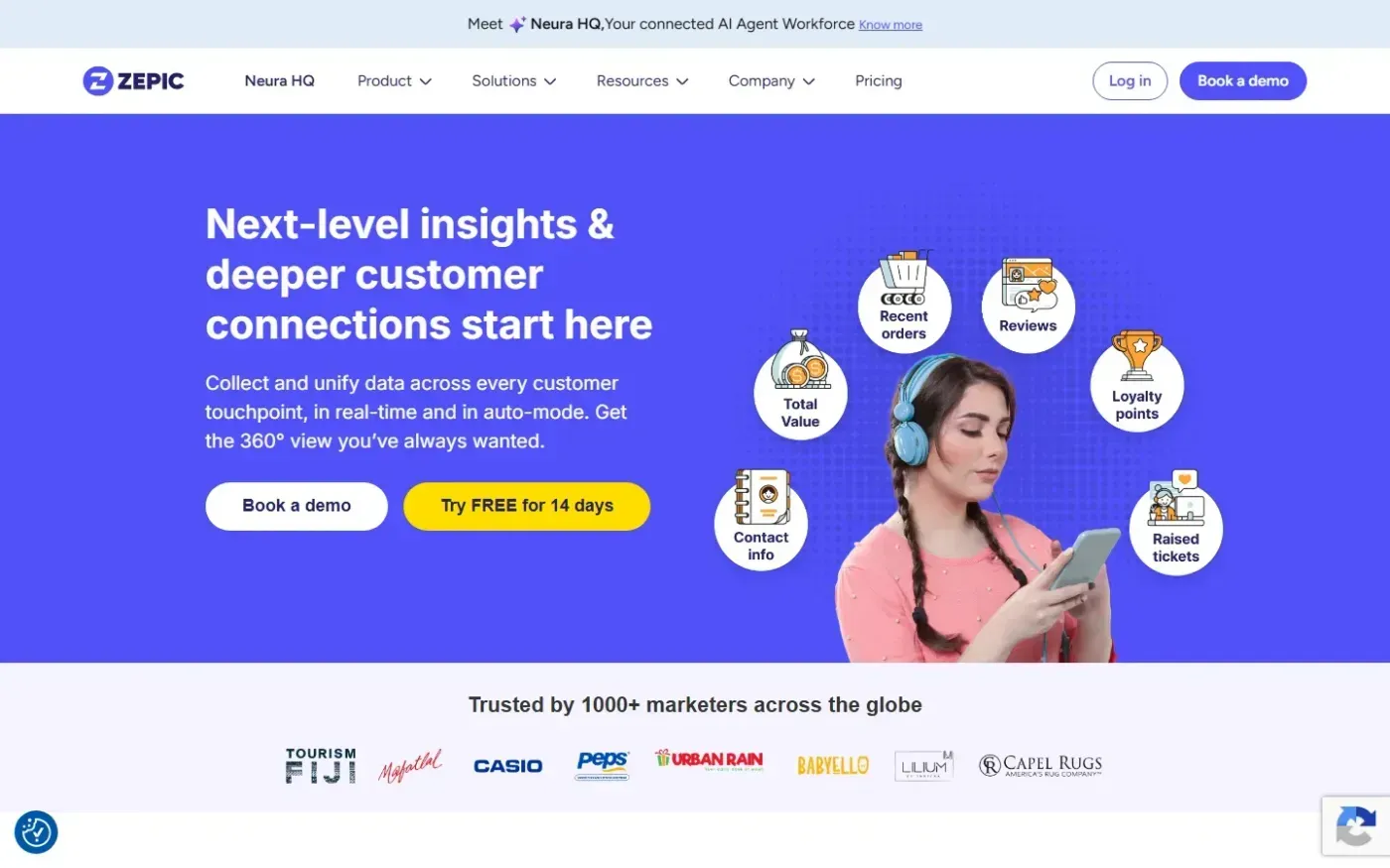 Zepic — Product page
