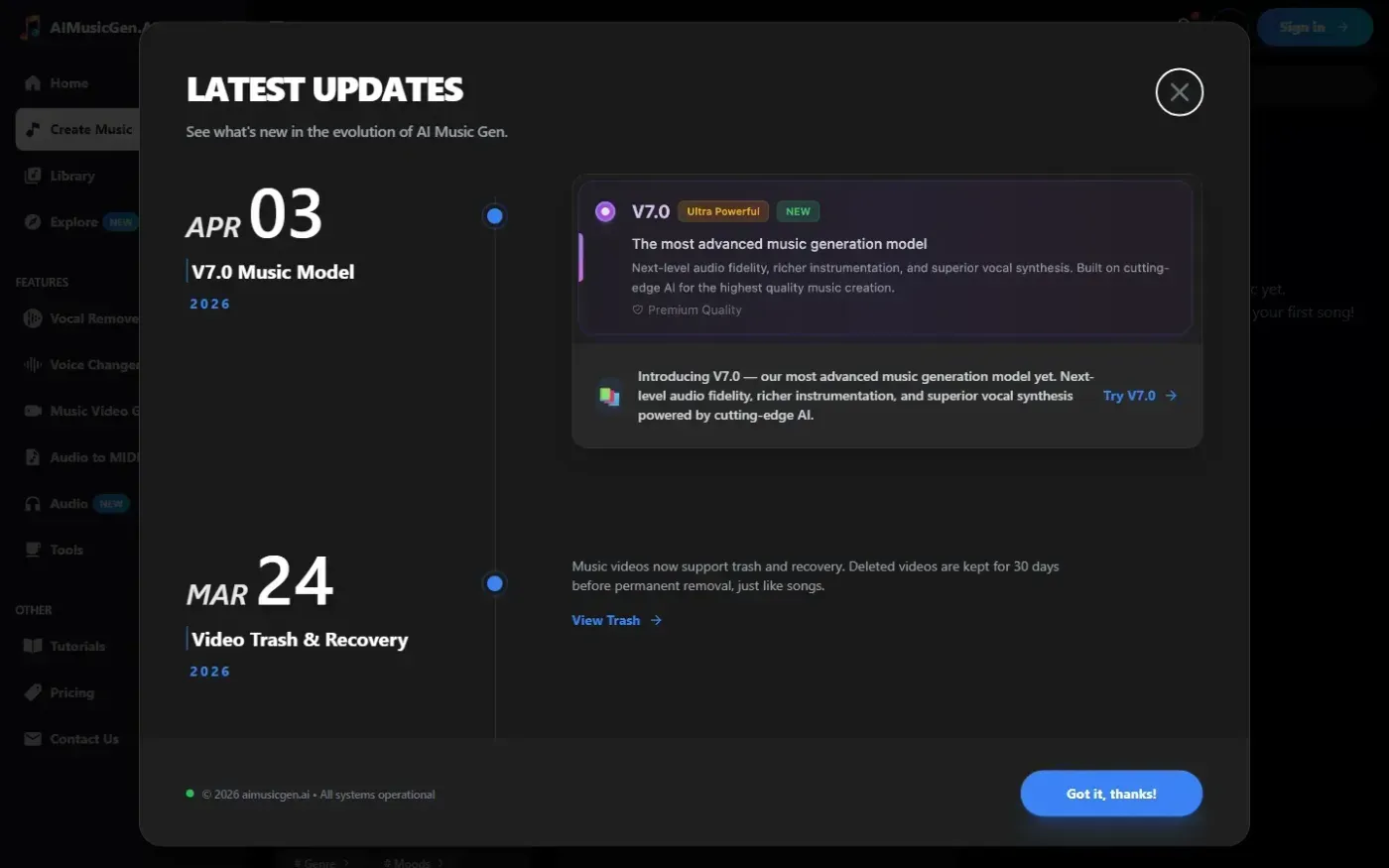 Aimusicgen — Create page