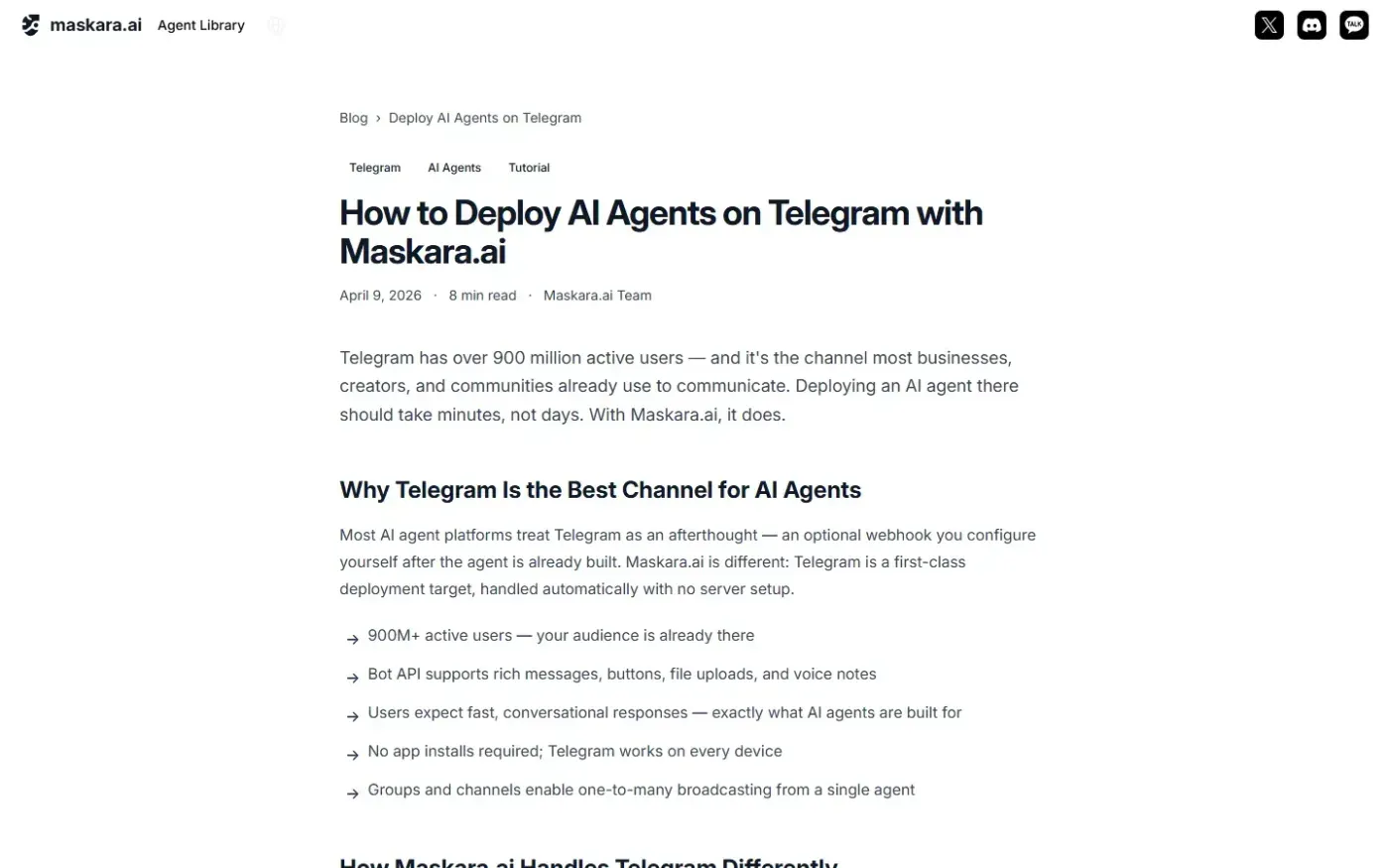 Maskara — Blog page