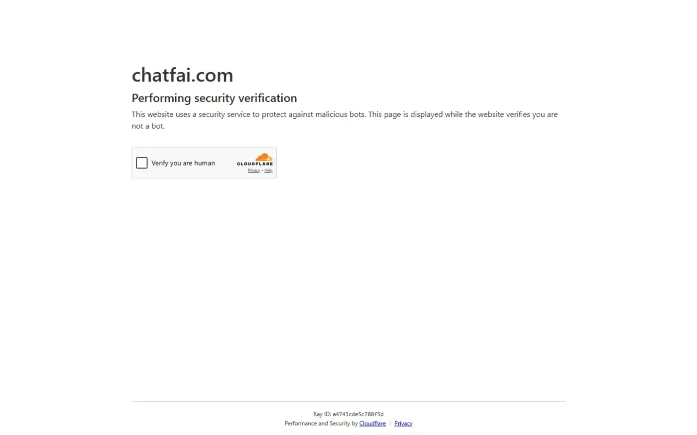 Chatfai — Developers page