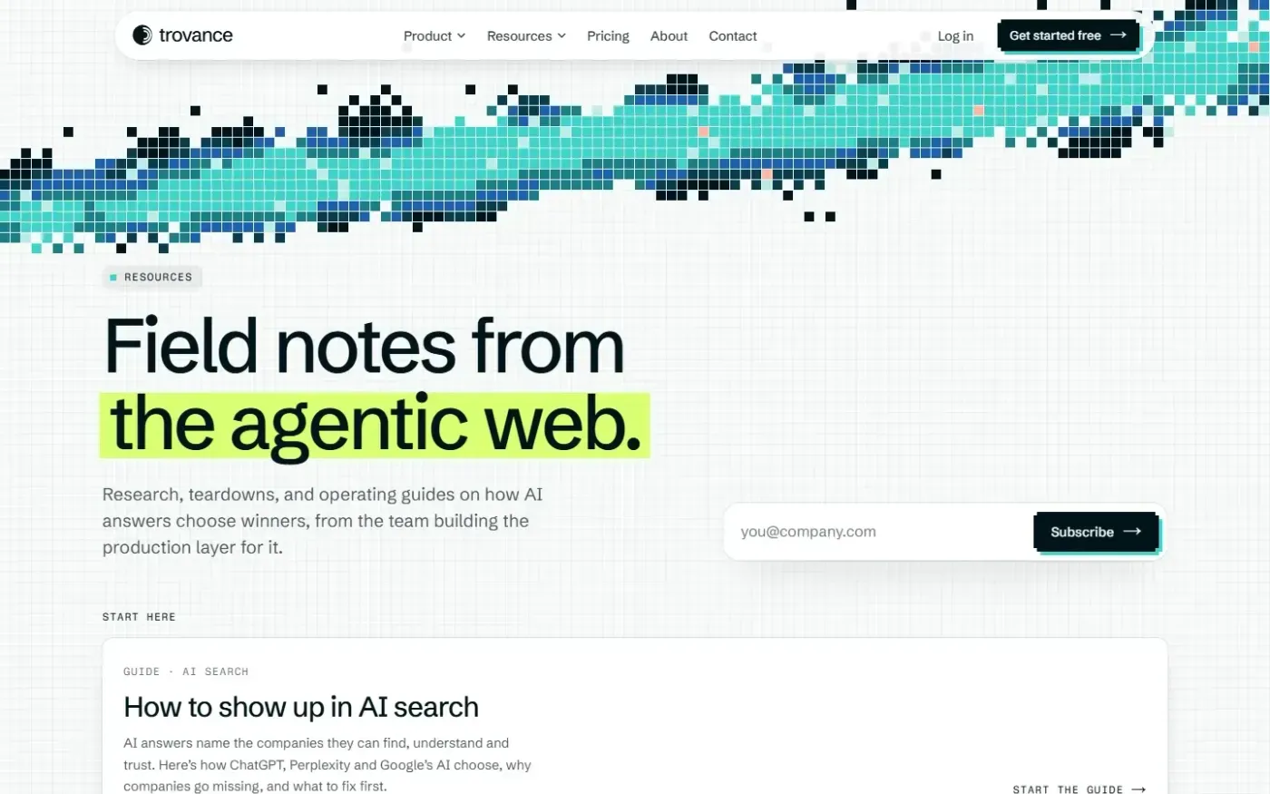 Trovance — Resources page