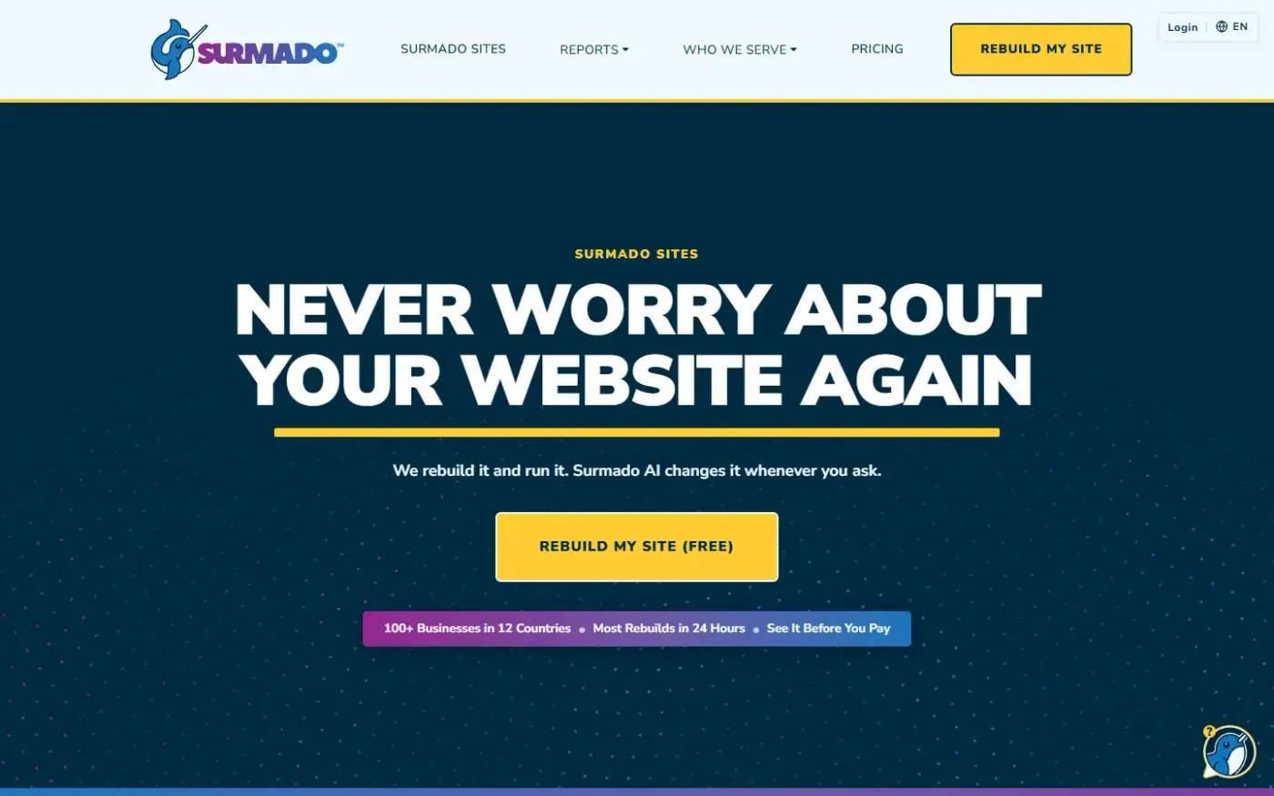 Surmado — Home page
