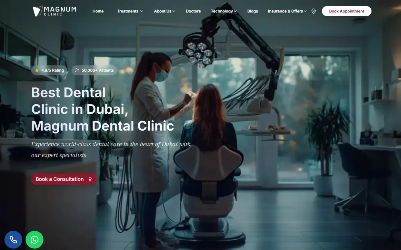 Magnum Dental Clinic Arjan — Magnum Clinic, Magnum Dental Clinic — Home page