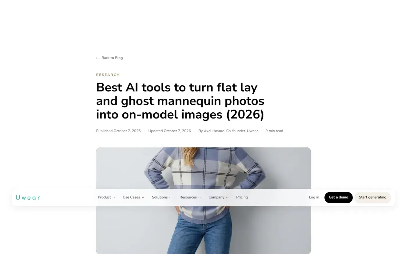 Uwear — Blog page