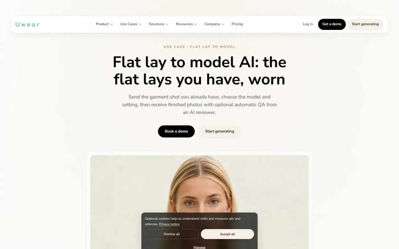 Uwear — Use cases page