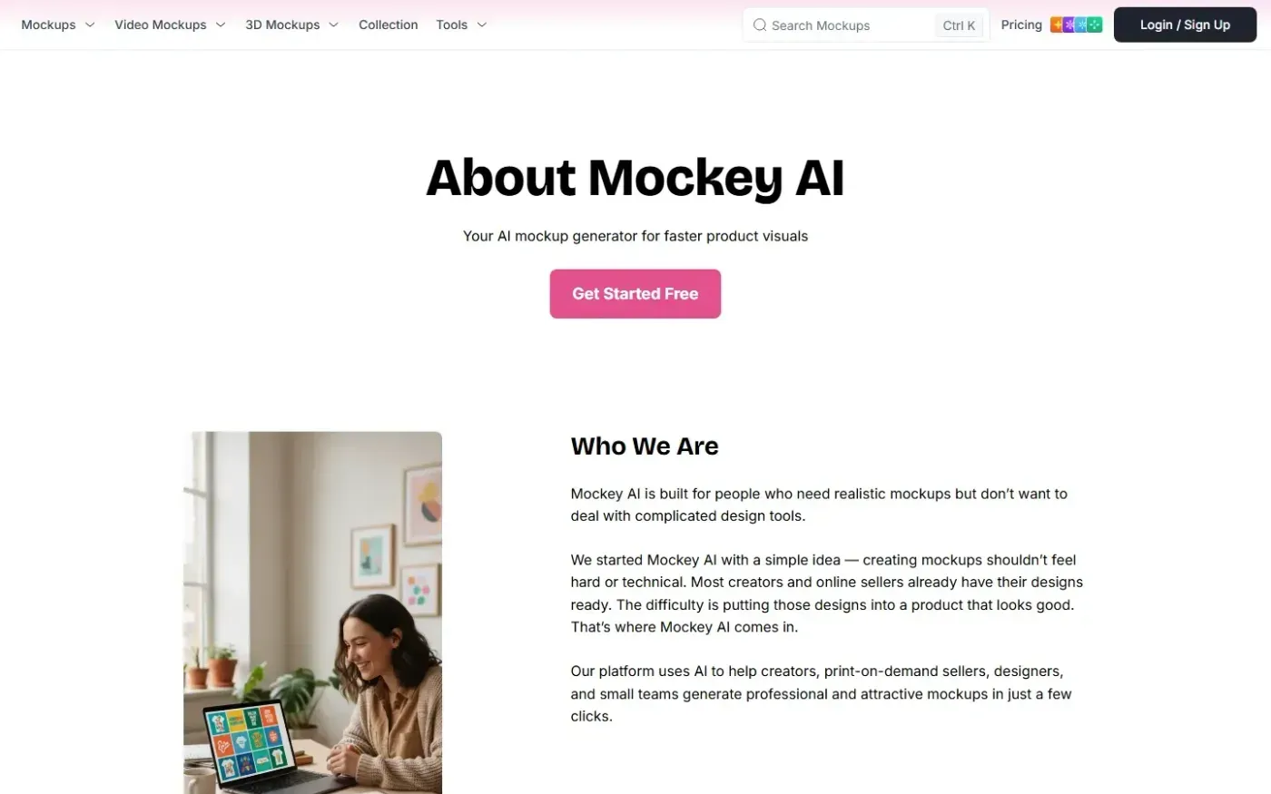 Mockey — About us page