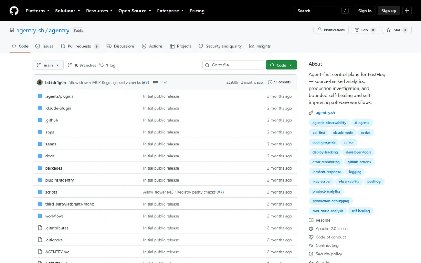 Agentry — Signup page