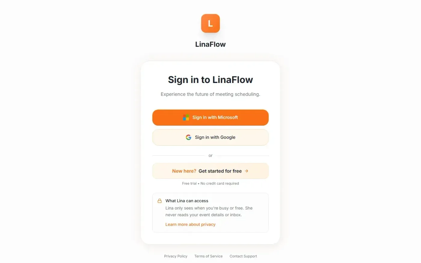 Linaflow — Home page