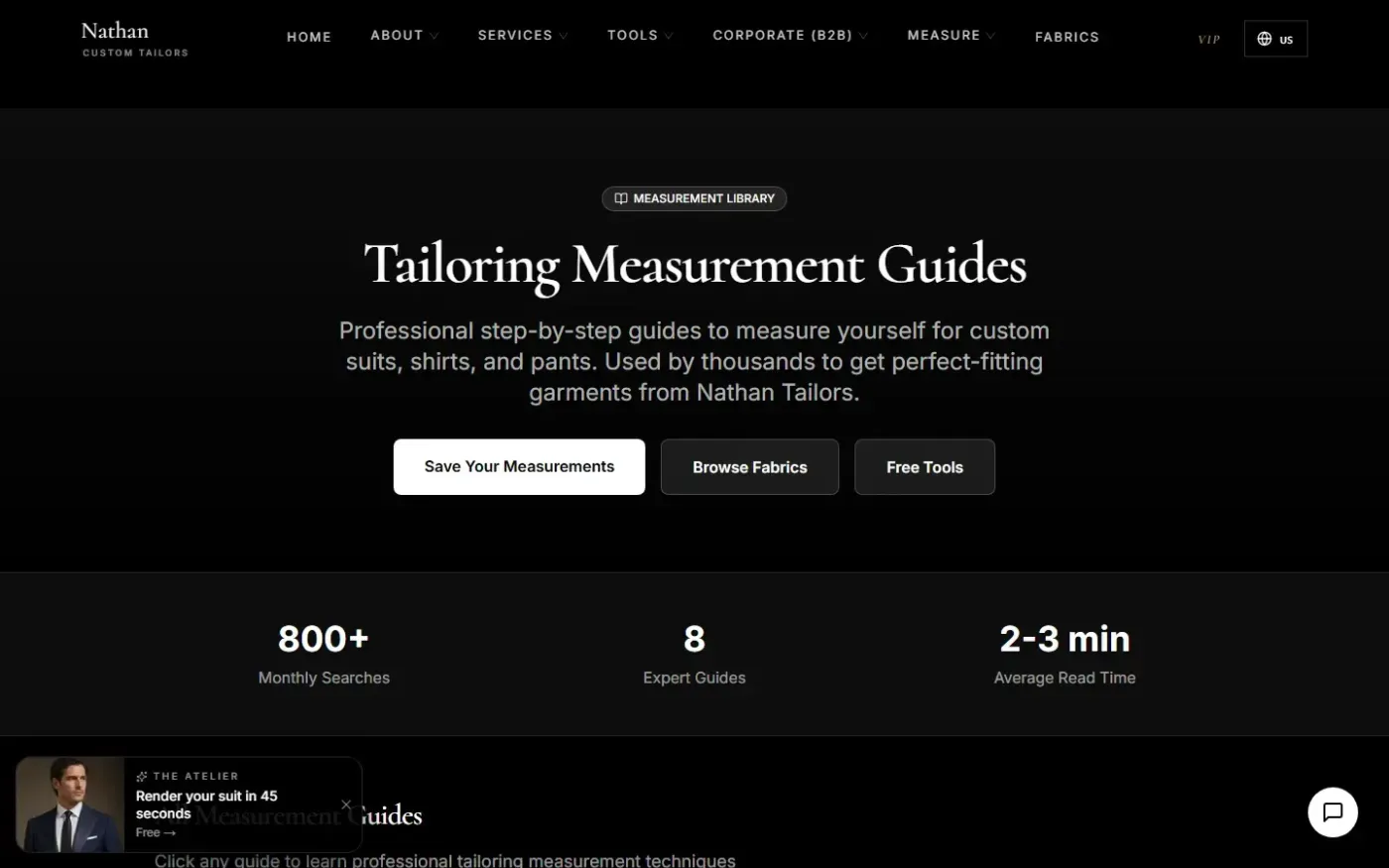Nathantailors — Guides page