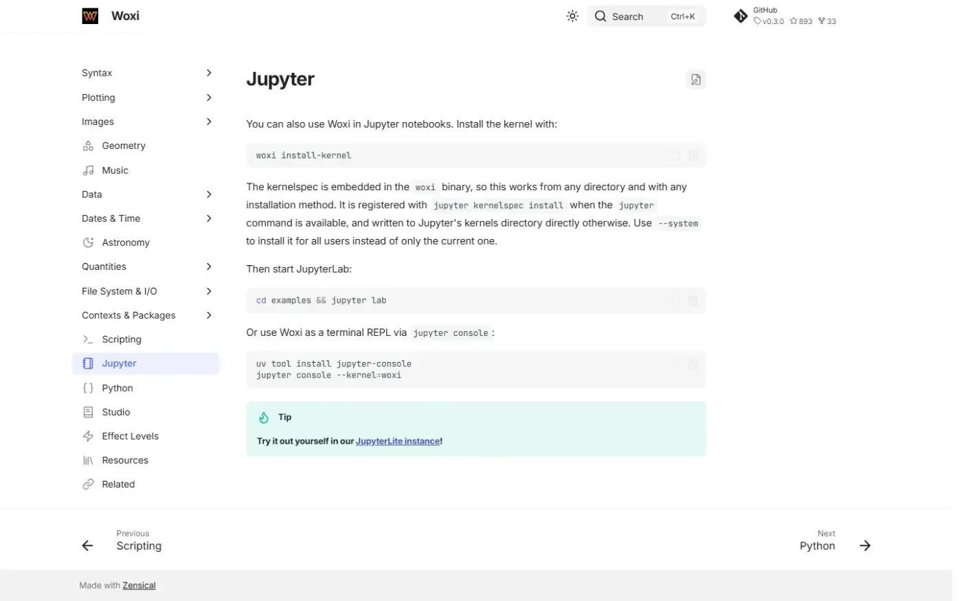 Ad-si — Docs page