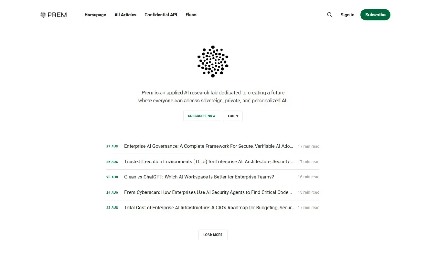 Premai — Blog page