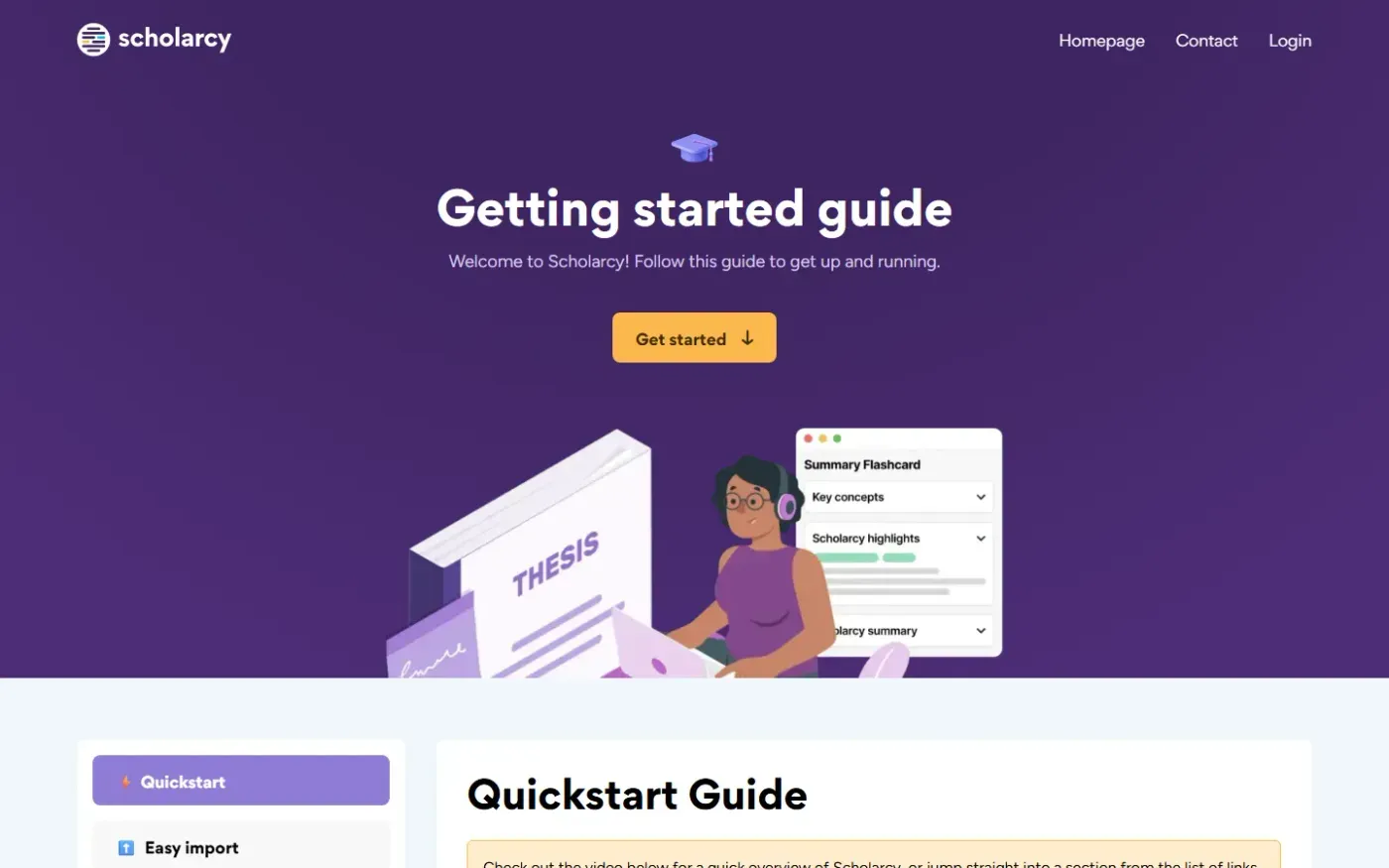 Scholarcy — Home page