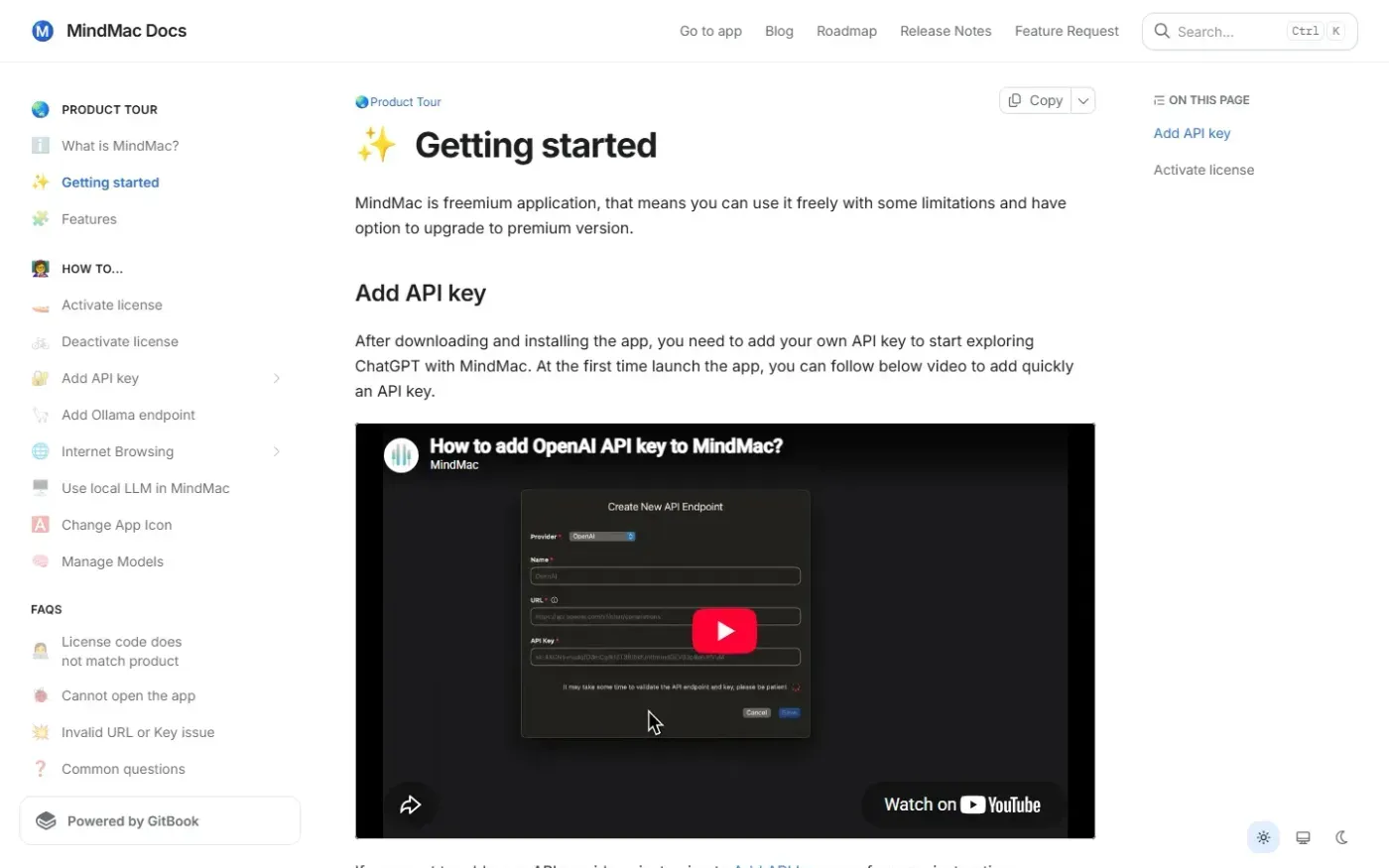 Mindmac — Product tour page