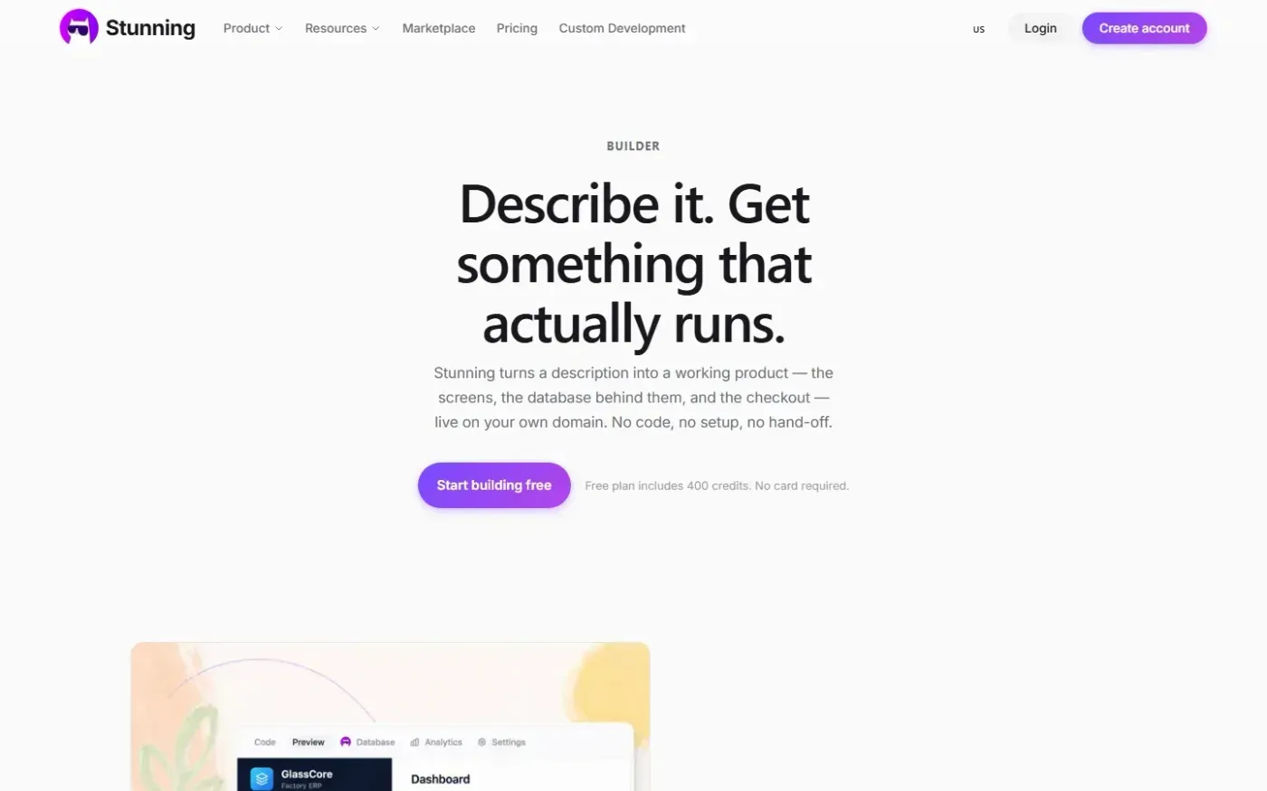 Stunning — Product page