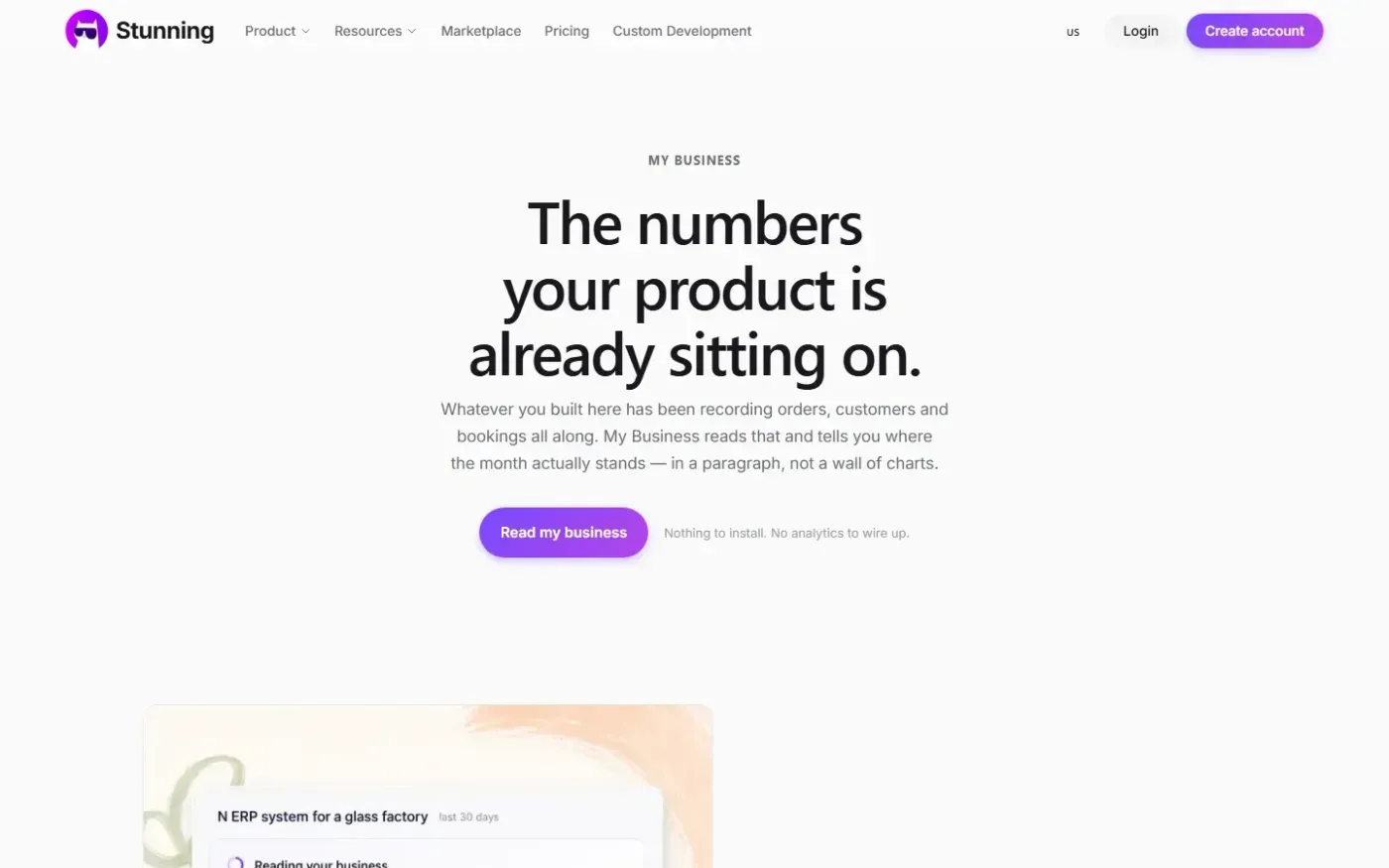 Stunning — Product page