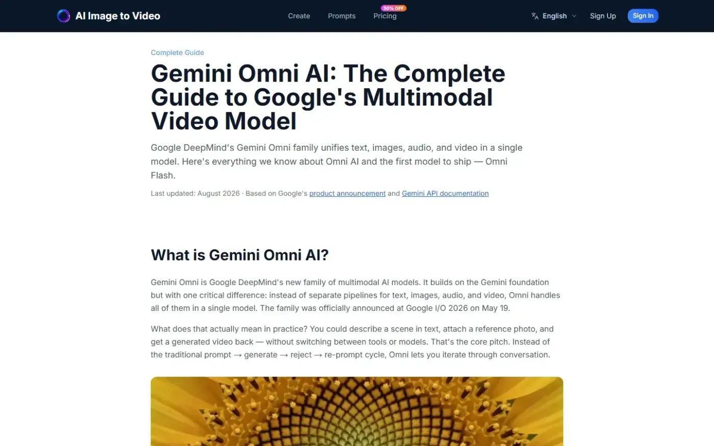 Aiimagetovideo — Blog page