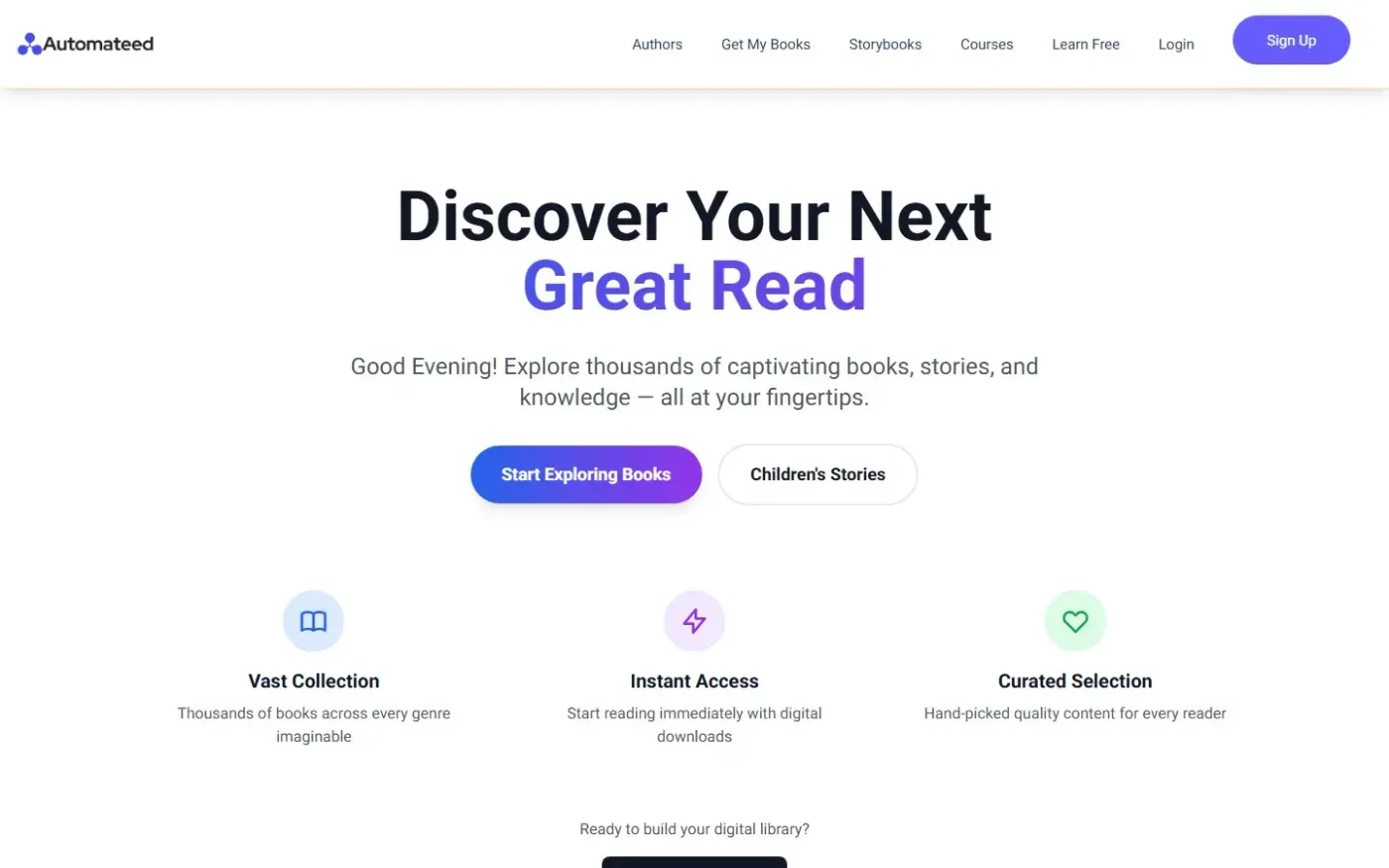 Automateed — Home page