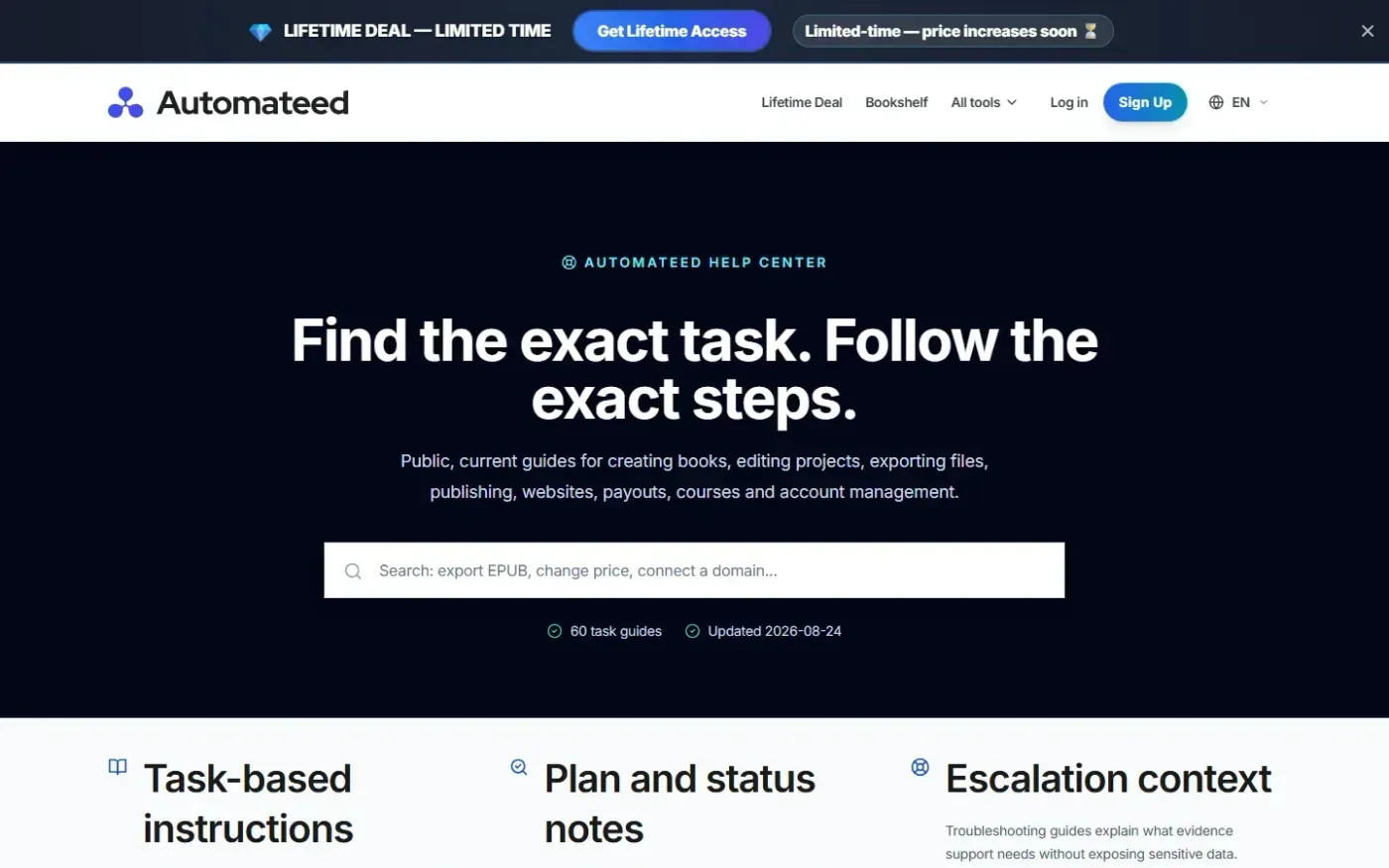 Automateed — Help page