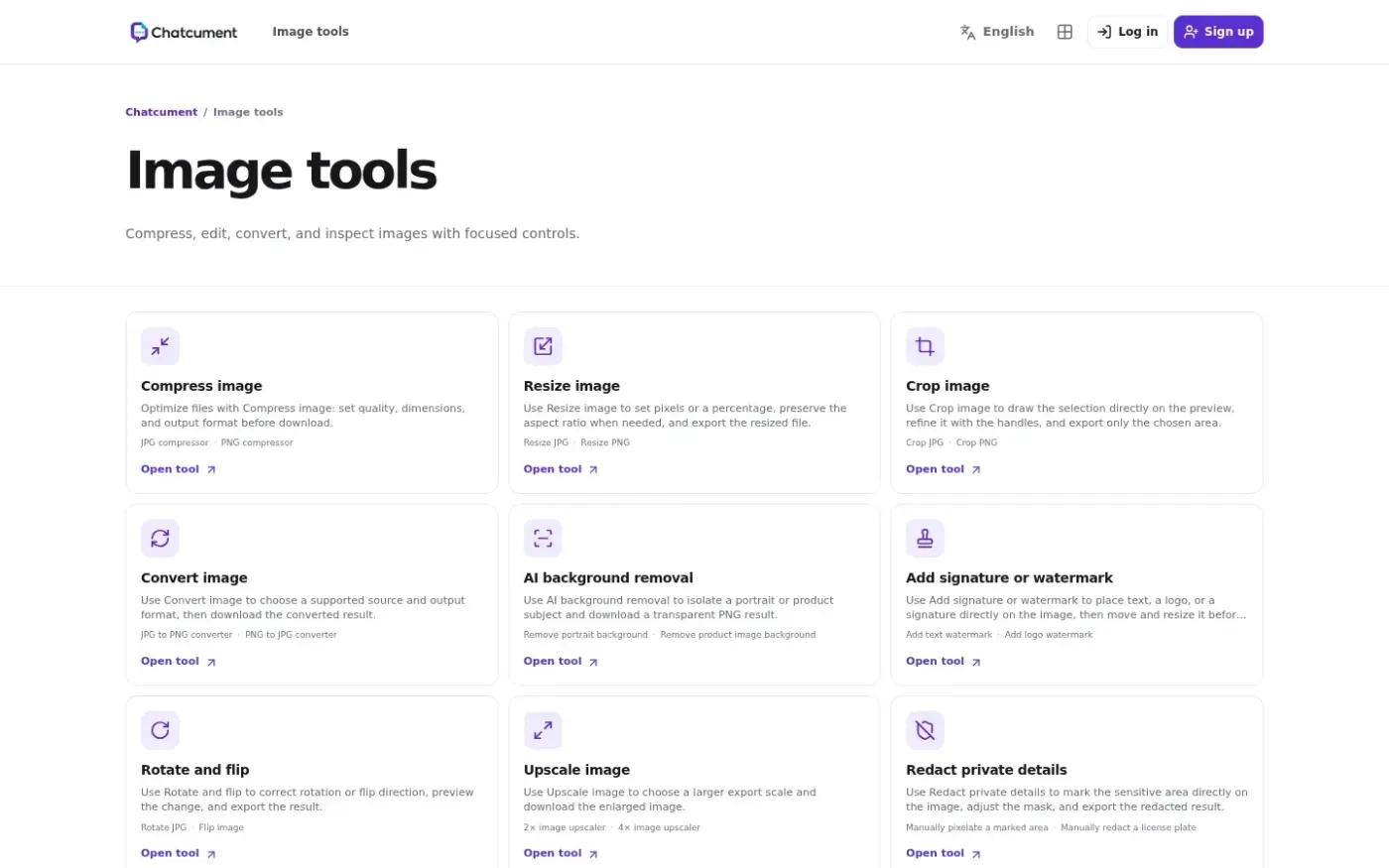 Chatcument — Img page