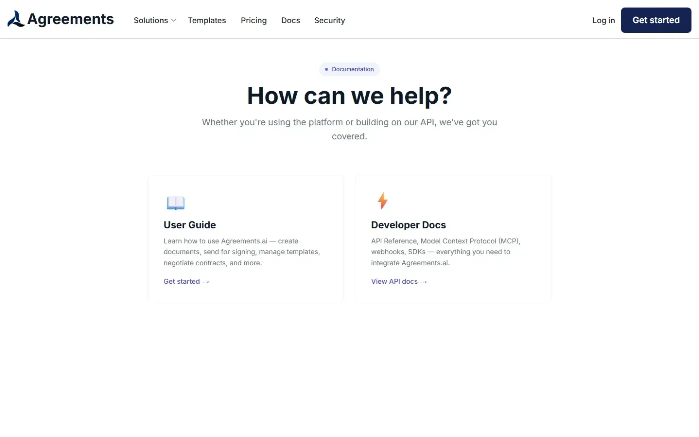 Legaliser — Docs page