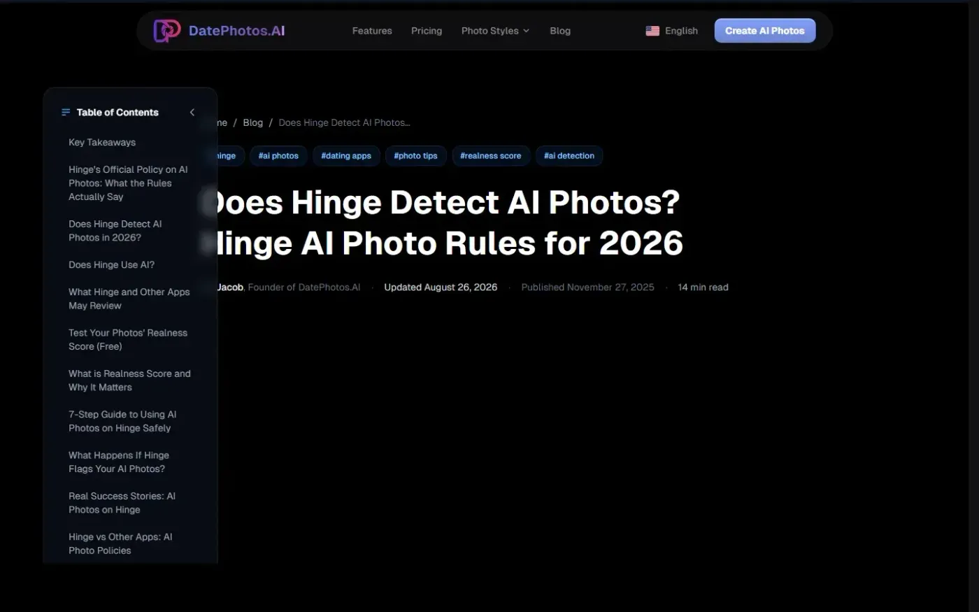 Datephotos — Blog page