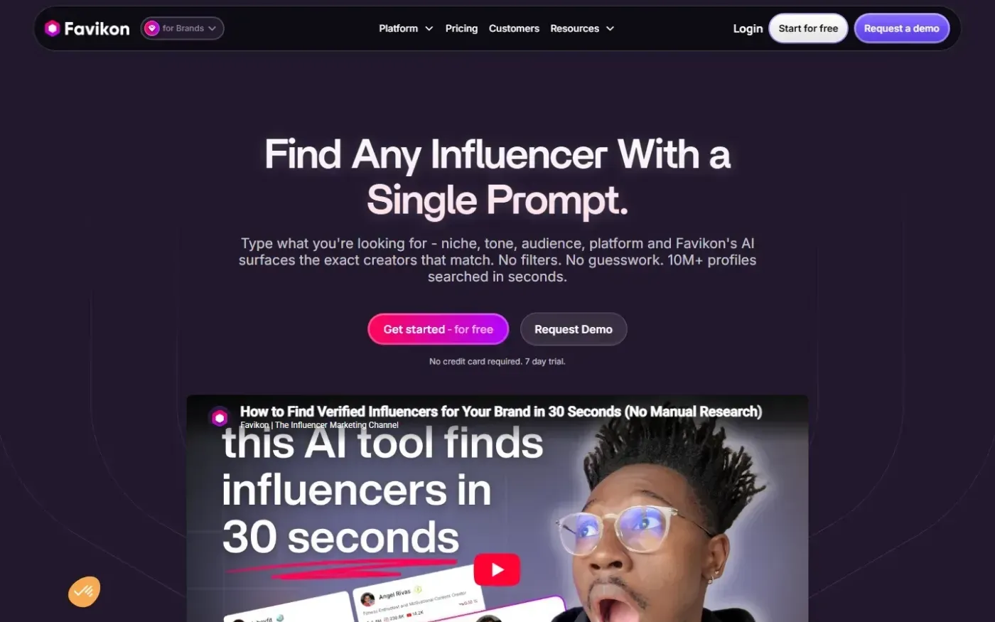 Favikon — Products page
