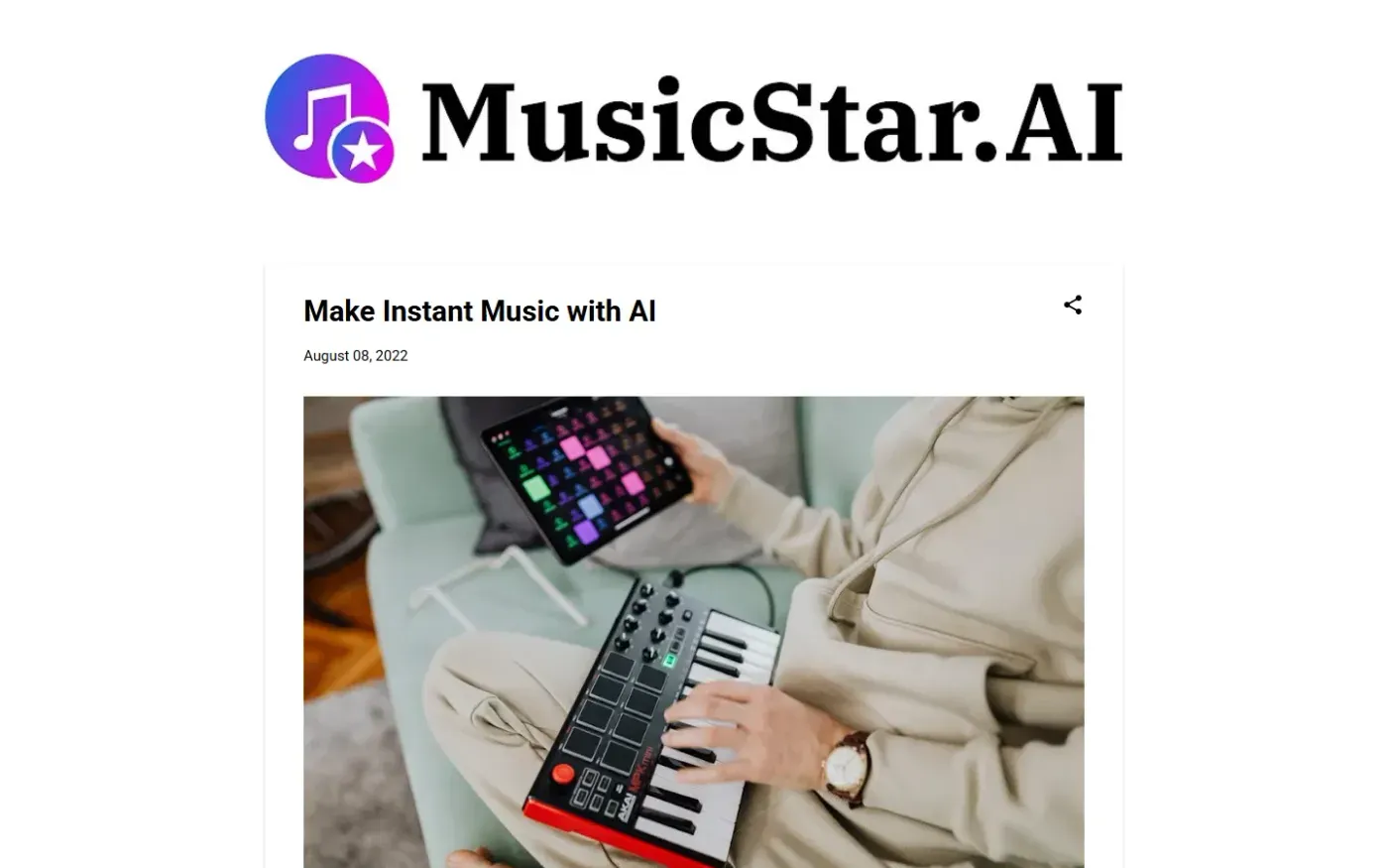 Musicstar — Home page