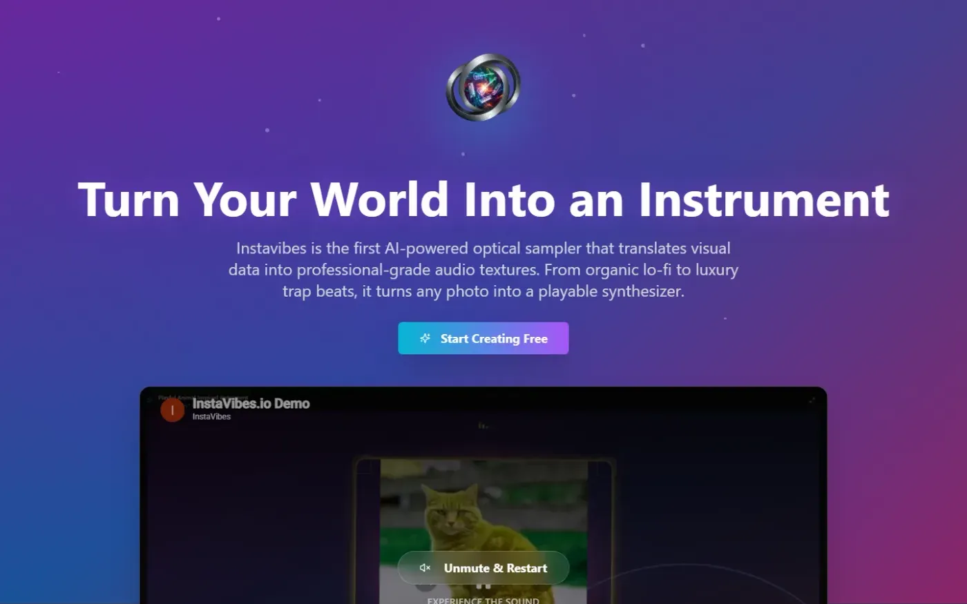 Instavibes — Contact page