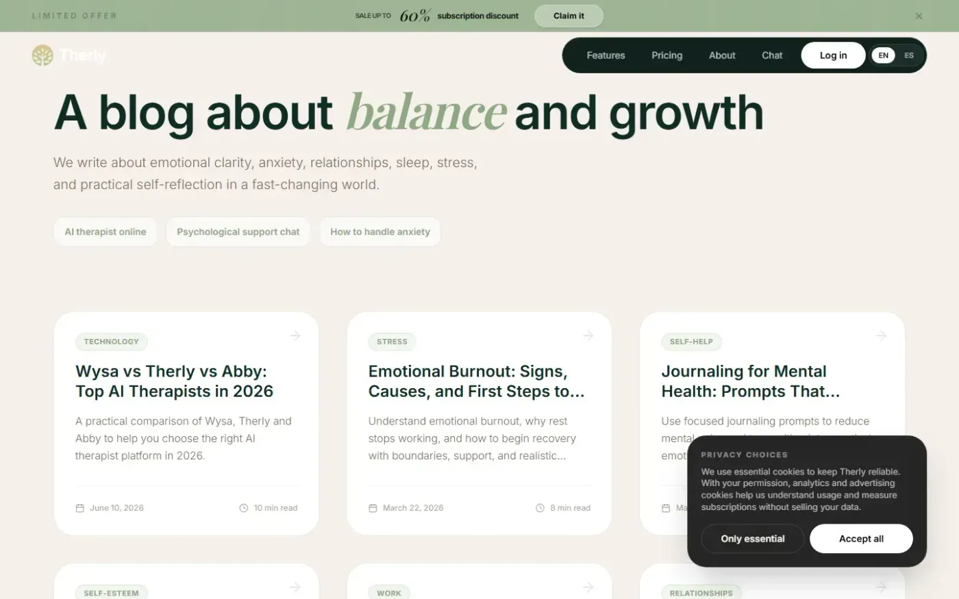 Therly — Blog page