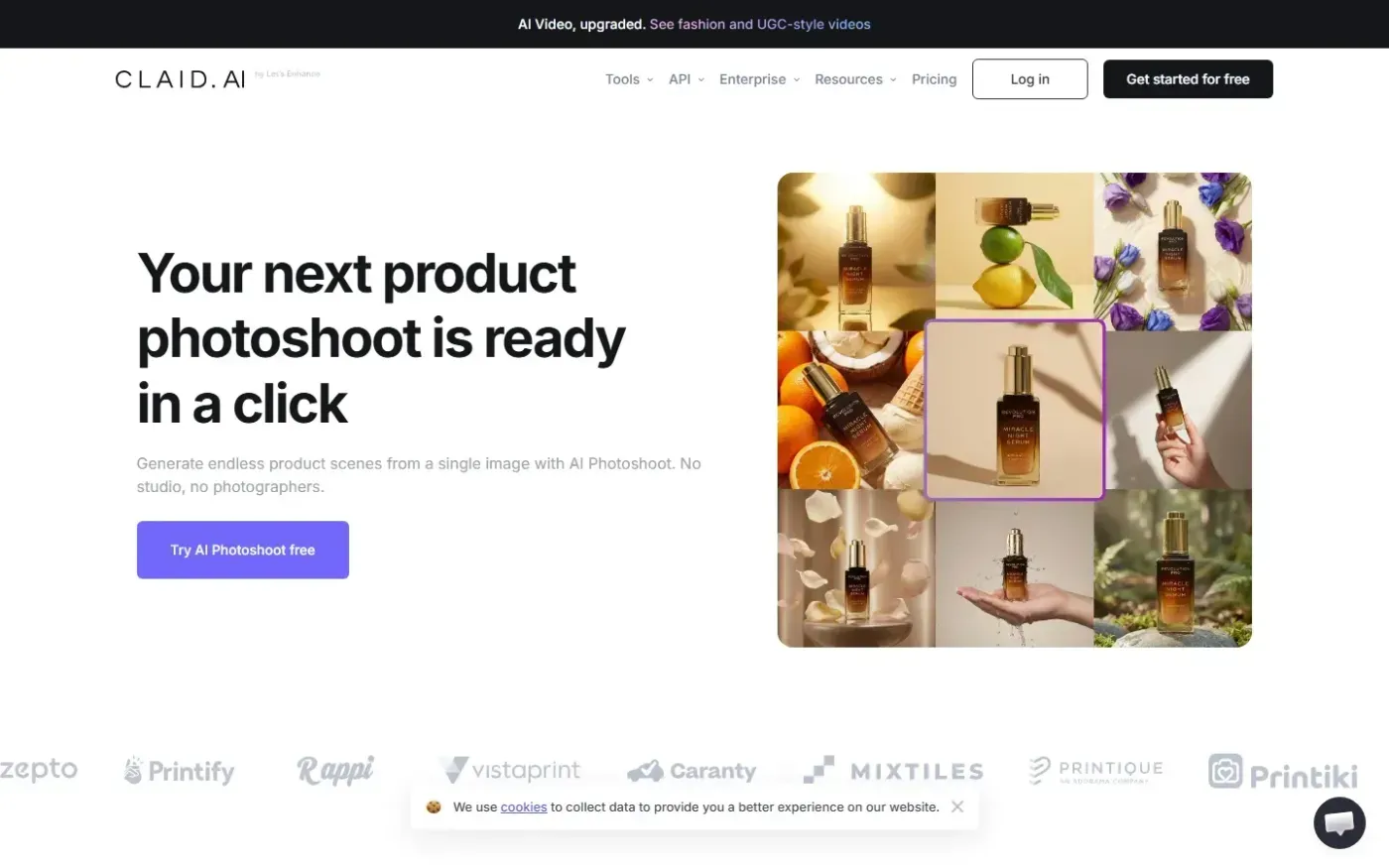Claid — Product page