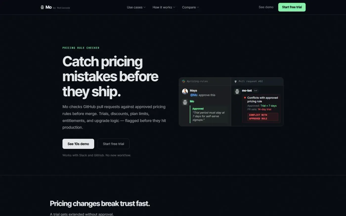 Hey-mo — Pricing rule checker github prs.html page