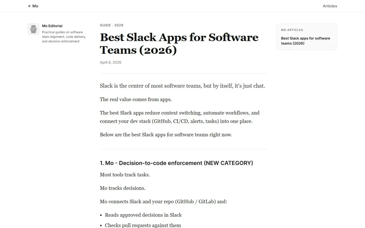 Hey-mo — Articles page