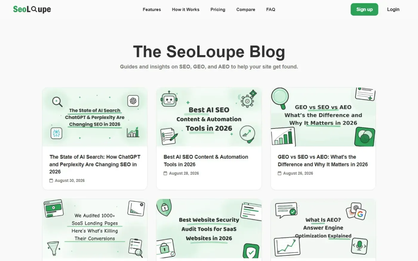 Seoloupe — Blog page
