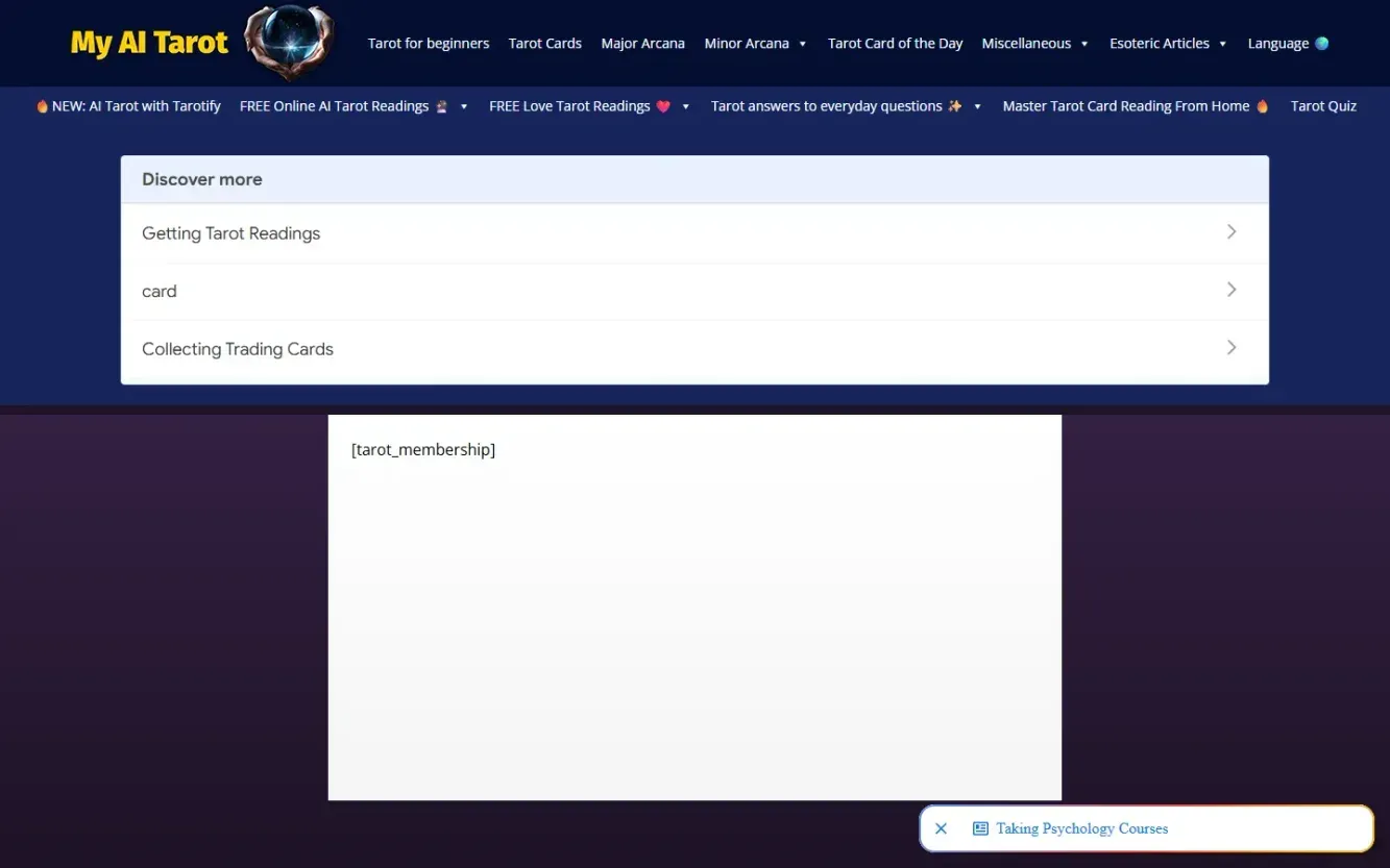Myaitarot — Member page