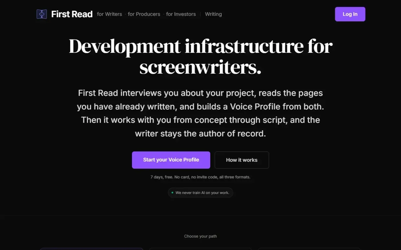 Storyhack — Home page