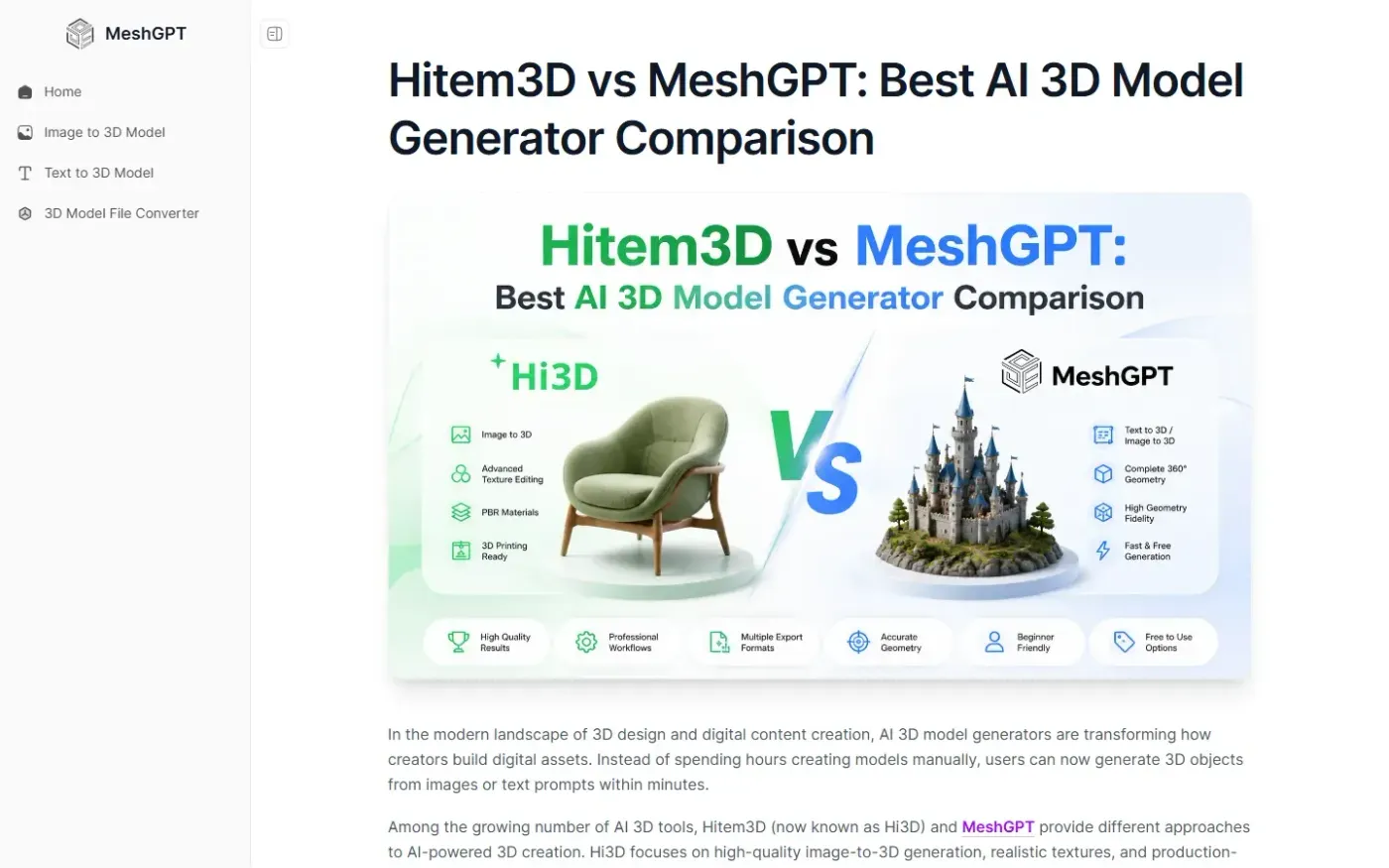 Meshgpt — Blog page