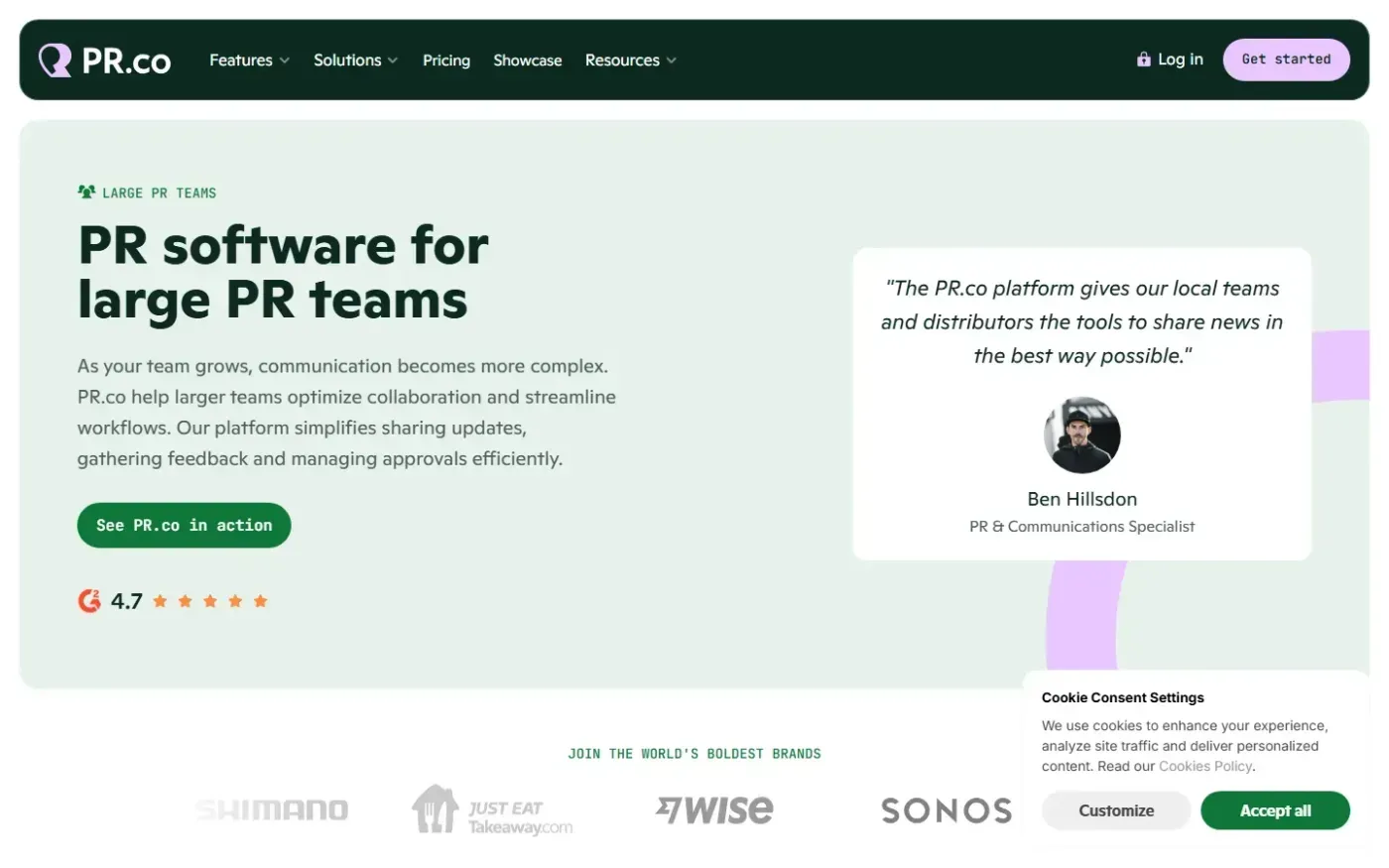 Pr — Solutions page