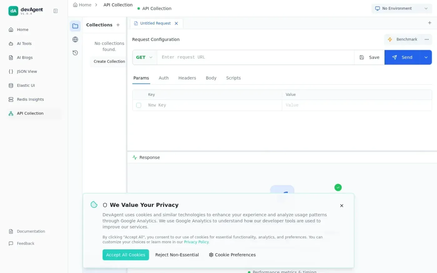 Devagent — Api collection page