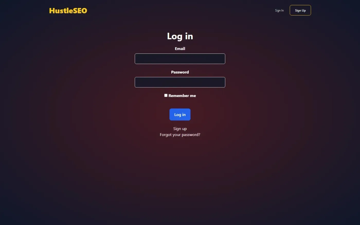 Hustleseo — Users page