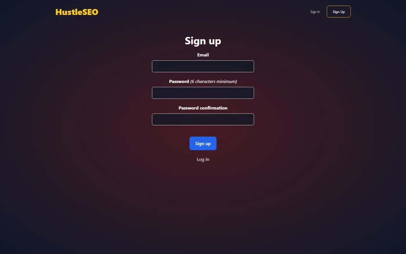Hustleseo — Users page