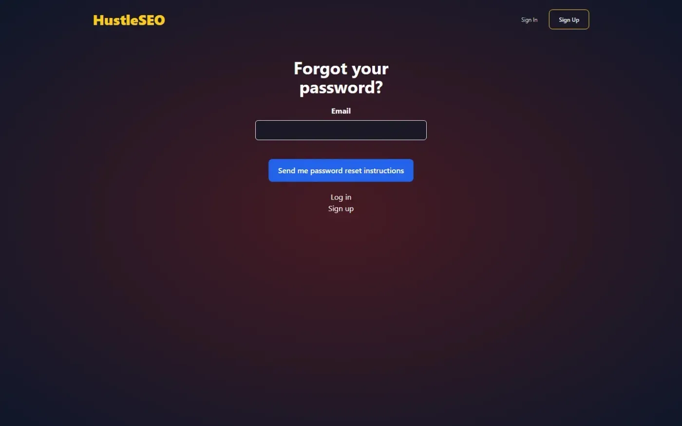 Hustleseo — Users page
