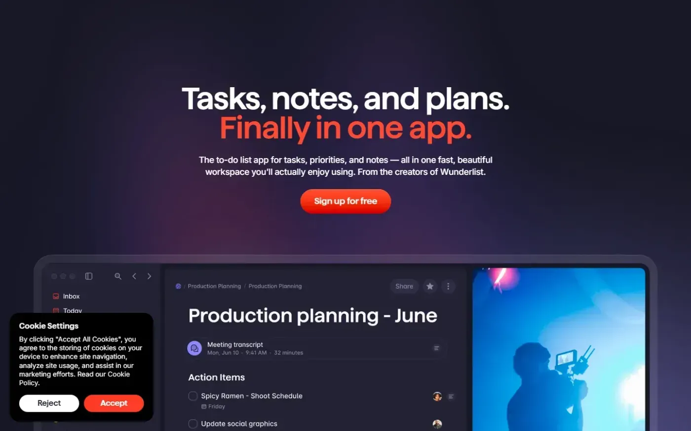Superlist — Home page