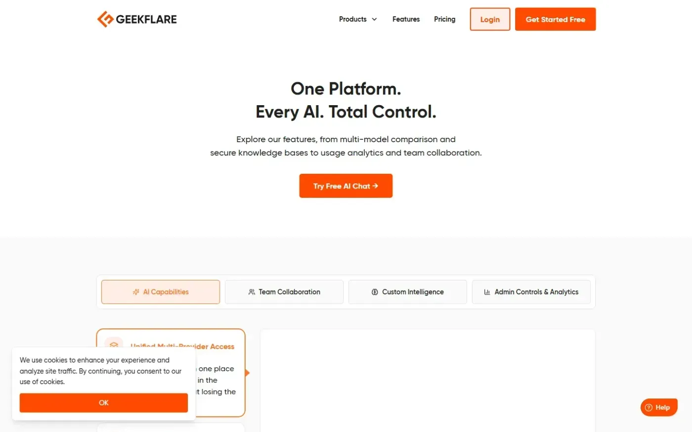 Geekflare — Features page